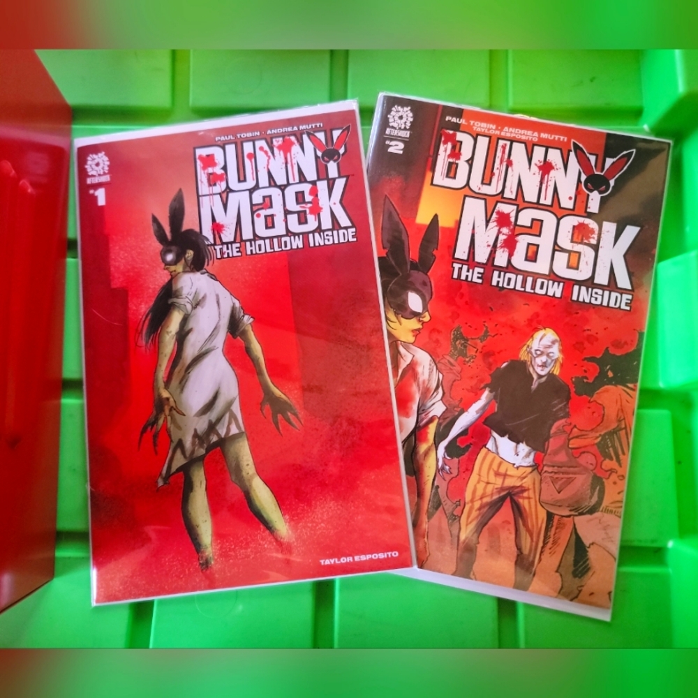 Bunny Mask Hollow Inside #1 & #2 lot